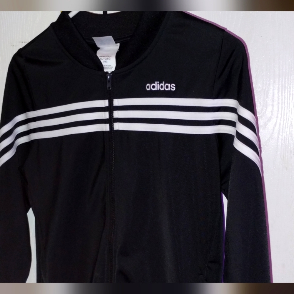 Kids zip up Adidas jacket